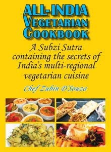 cover art of Chef Zubin D'Souza's All-Indian Vegetarian Cookbook